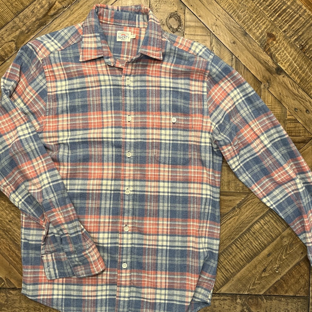 Faherty Plaid Button Down